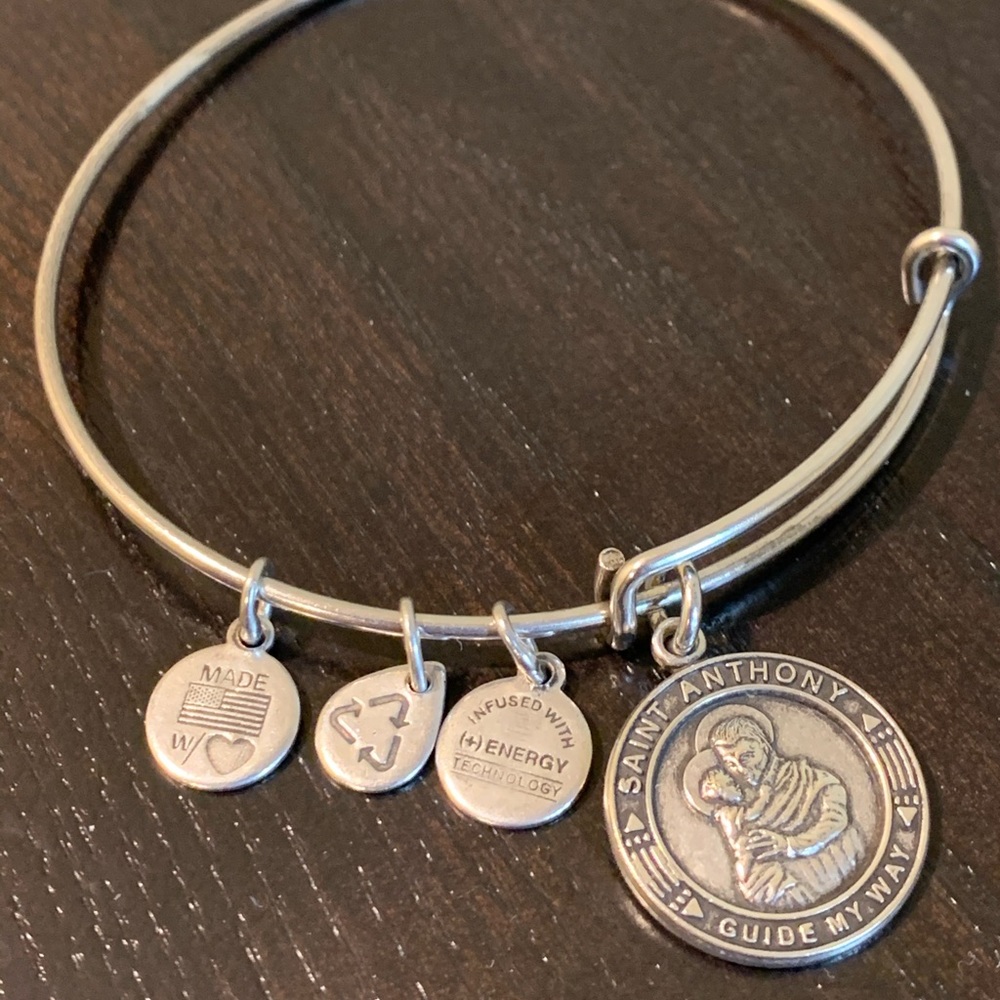 Alex and Ani “St. Anthony” charm bracelet.